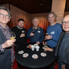 Han van der Vegt, Kemal Rijken, Leonard Ornstein, Bas Kok en Kester Freriks