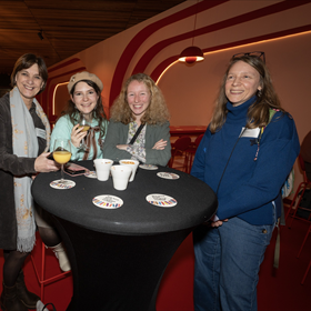 Mineke de Vries, Stephanie Holm, Christine Koopmann en Erica Moore