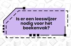 Heeft het boekenvak een leeswijzer nodig?