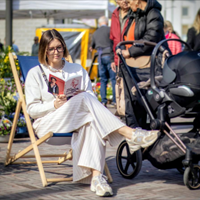 Gaea Schoeters organiseert recordpoging samen lezen