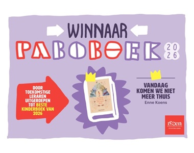 ‘Vandaag komen we niet meer thuis’ gekroond tot Pabo Boek 2026