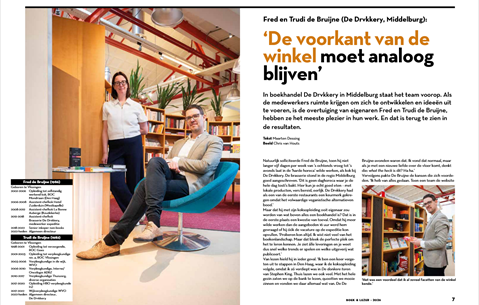 Fred en Trudi de Bruijne (De Drvkkery, Middelburg):  ‘De voorkant van de winkel moet analoog blijven’