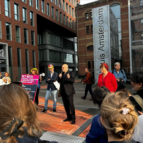 Voorzitter Felix Rottenberg van Stichting Lira (foto Miek Smilde)