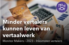 Reële inkomens vertalers de afgelopen jaren gedaald