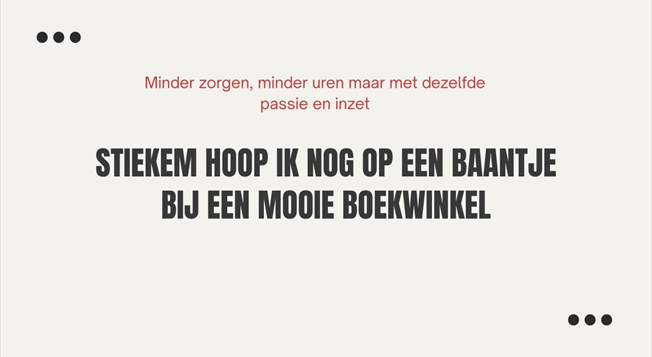 Met pensioen mogen is op zich een goede reden om te stoppen met werken. Na 50 jaar in de boekwinkel ...