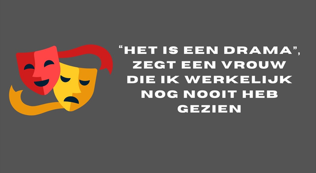 'Oh meneer, wat ga ik u en deze winkel missen. Wat een drama. Het is zo erg dat jullie gaan ...
