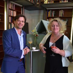 Tiziano Perez (directeur Letterenfonds), Annette Portegies (uitgever Querido - 3 titels op de lijst).