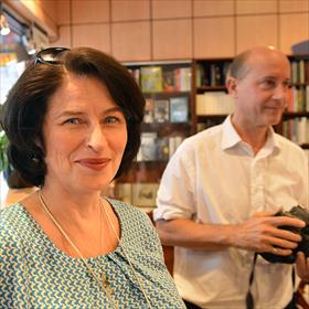 Diana Hemeon (boekhandel Blankevoort), Rob Kuyper.