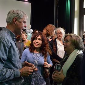 Remco Scheenjes (bemiddelaar Volwassenen), Rosita Steenbeek (auteur), Ellen van Eupen.